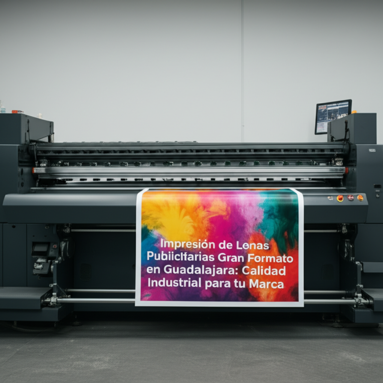 Impresión de Lonas Publicitarias Gran Formato en Guadalajara: Calidad Industrial para tu Marca