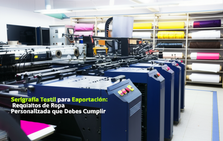 Serigrafía Textil para Exportación | Requisitos 2024