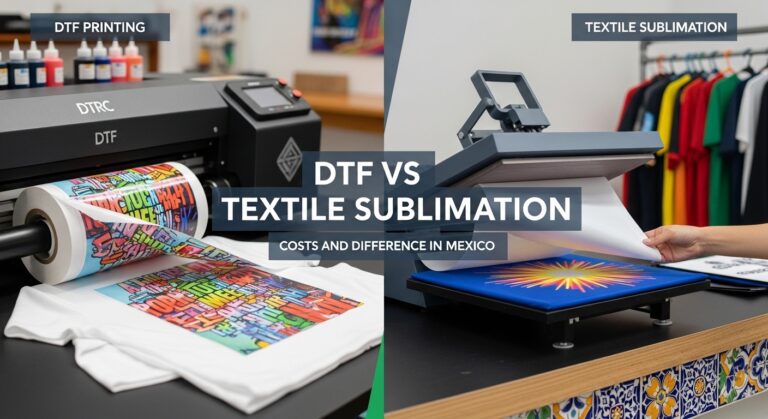 DTF vs Sublimación Textil: Costos y Diferencias en México
