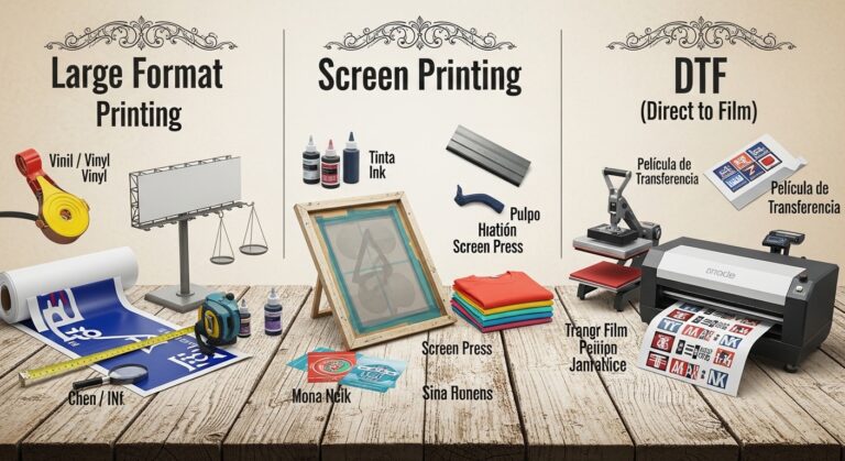 Glosario Imprenta Gran Formato, Serigrafía y DTF México