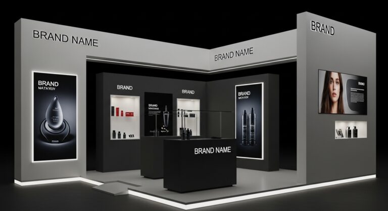 Acabado Mate Antireflejante para Stands de Exposición