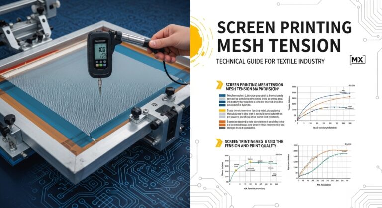 Tensión de Malla Serigrafía: Guía Técnica para Industria Textil MX
