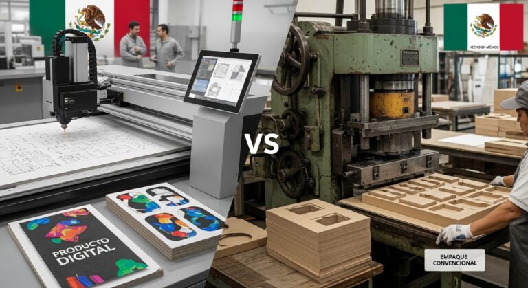 Troquel Digital vs Convencional para Empaques México