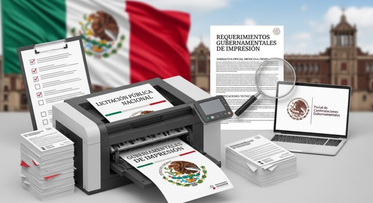 Impresión para Licitaciones Gobierno México | Requisitos
