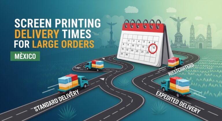 Tiempos de Entrega Serigrafía Pedidos Grandes | México