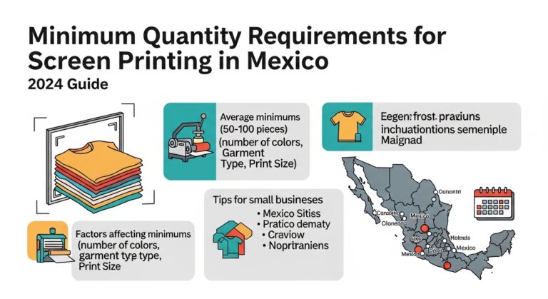 Piezas mínimas para serigrafía en México | Guía 2024