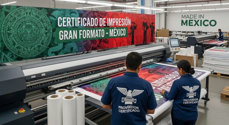 Proveedor Impresión Gran Formato Certificado México