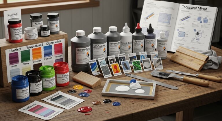 Tipos de Tintas para Serigrafía Textil e Industrial