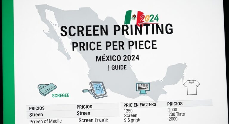 Precio Serigrafía por Pieza México 2024 | Guía