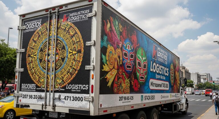 Vinil Microperforado para Flotillas de Camiones México