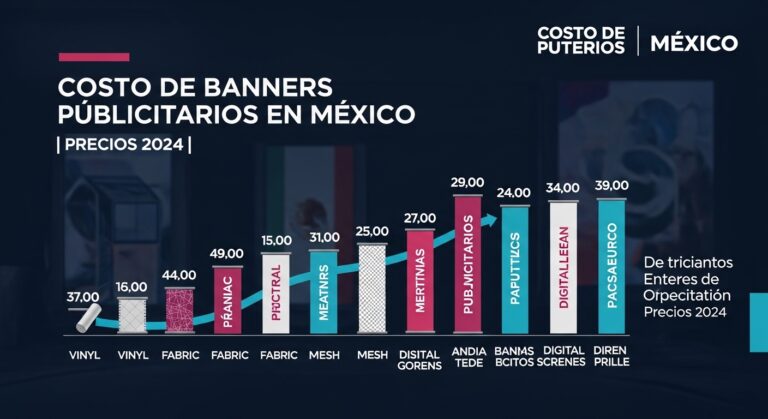 Costo de lona publicitaria en México | Precios 2024