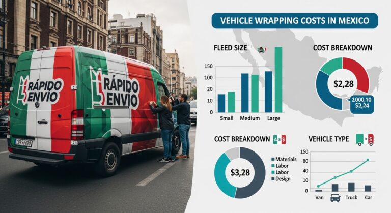 Rotulación Vehicular Flotilla Empresarial México | Costos