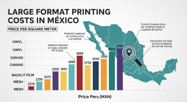 Costo Impresión Gran Formato México | Precio m²
