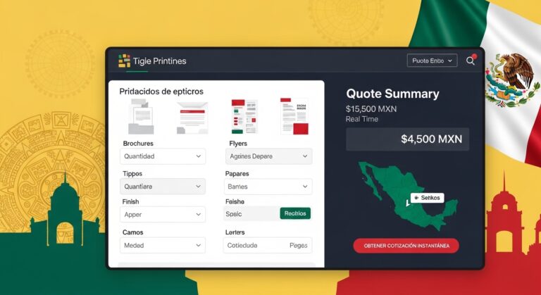 Cotización Impresión Digital en Línea México Empresas