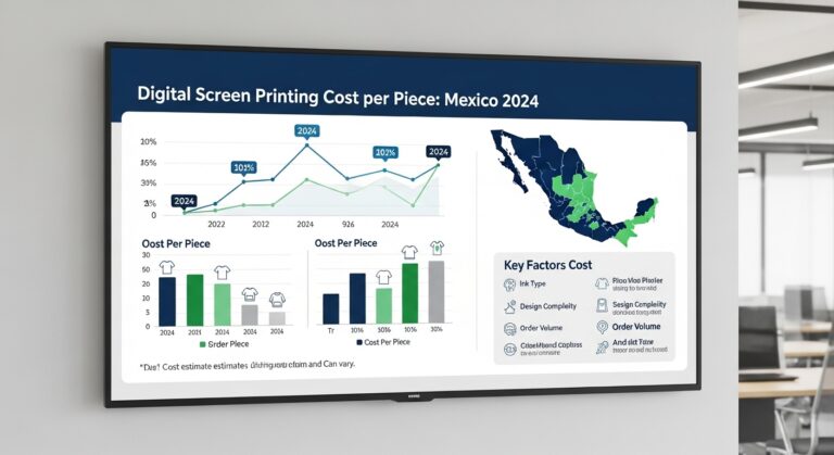 Costo Serigrafía Digital por Pieza México 2024