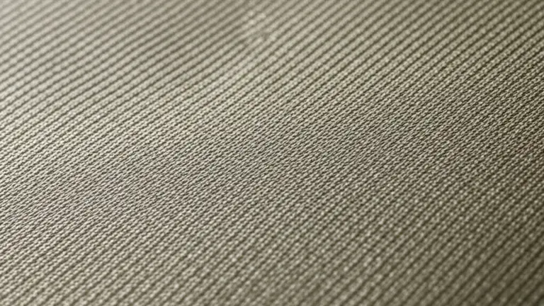 Detalle macro de la textura y densidad del tejido utilizado en la fabricación de pendones y banderolas publicitarias