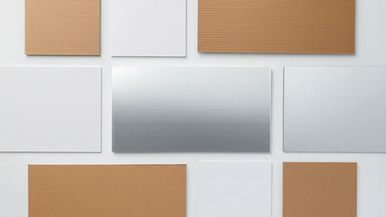 Materiales para fabricación de displays y muebles de degustación: cartón corrugado, PVC, aluminio compuesto