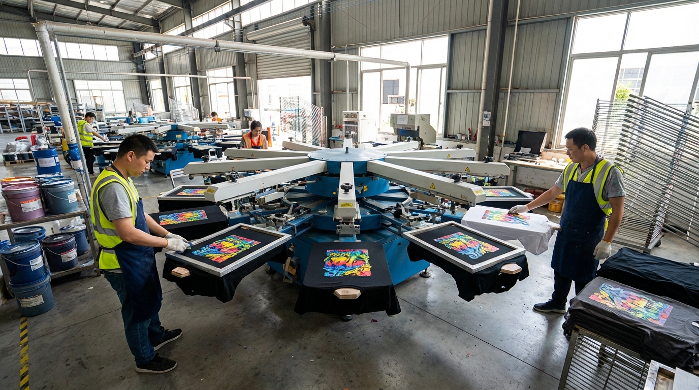 Máquina automática de serigrafía