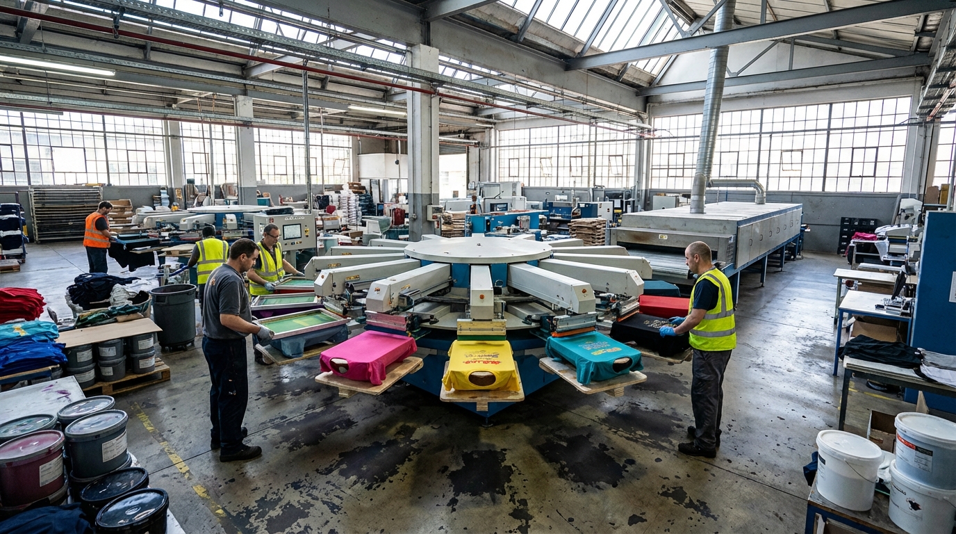 Máquina automática de serigrafía