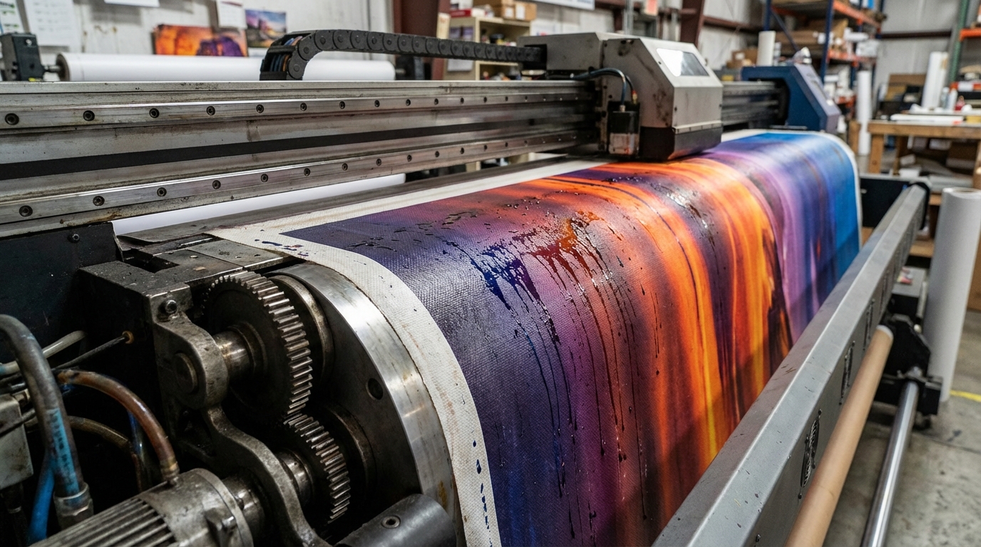 Impresión de banner gigante en gran formato