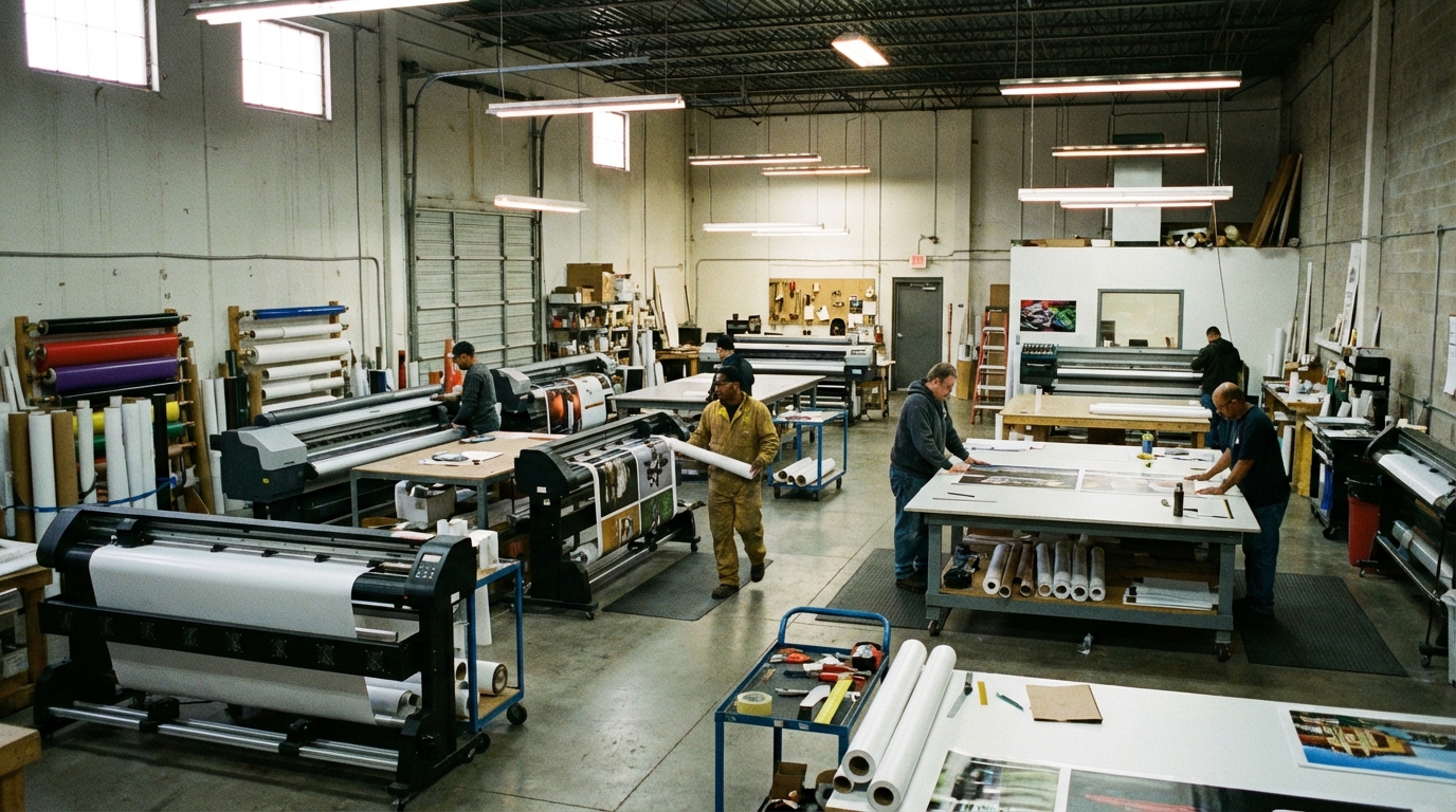 Taller industrial de impresión