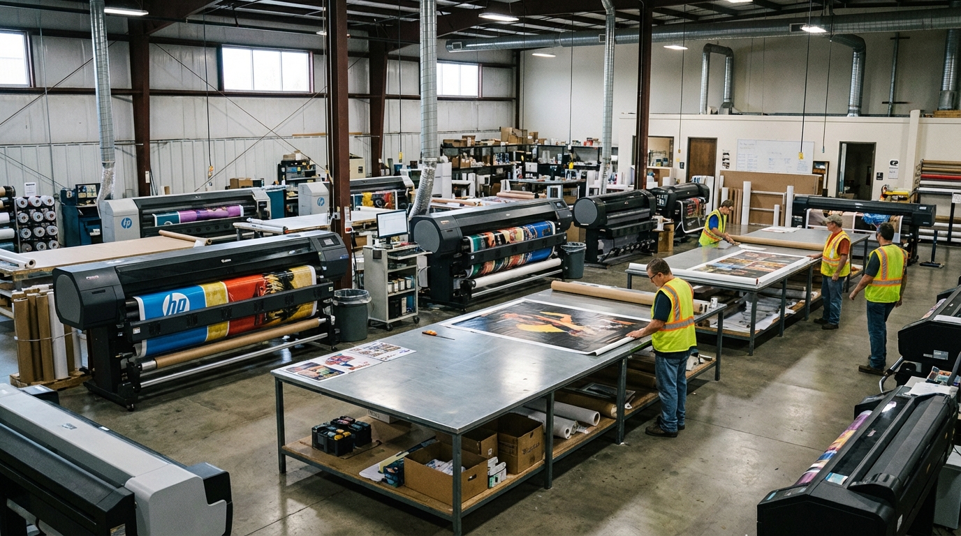 Instalación de impresión industrial