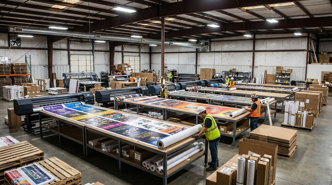 Instalación de impresión industrial