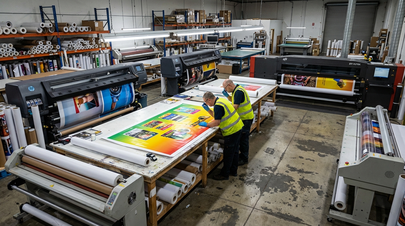 Instalación de impresión industrial