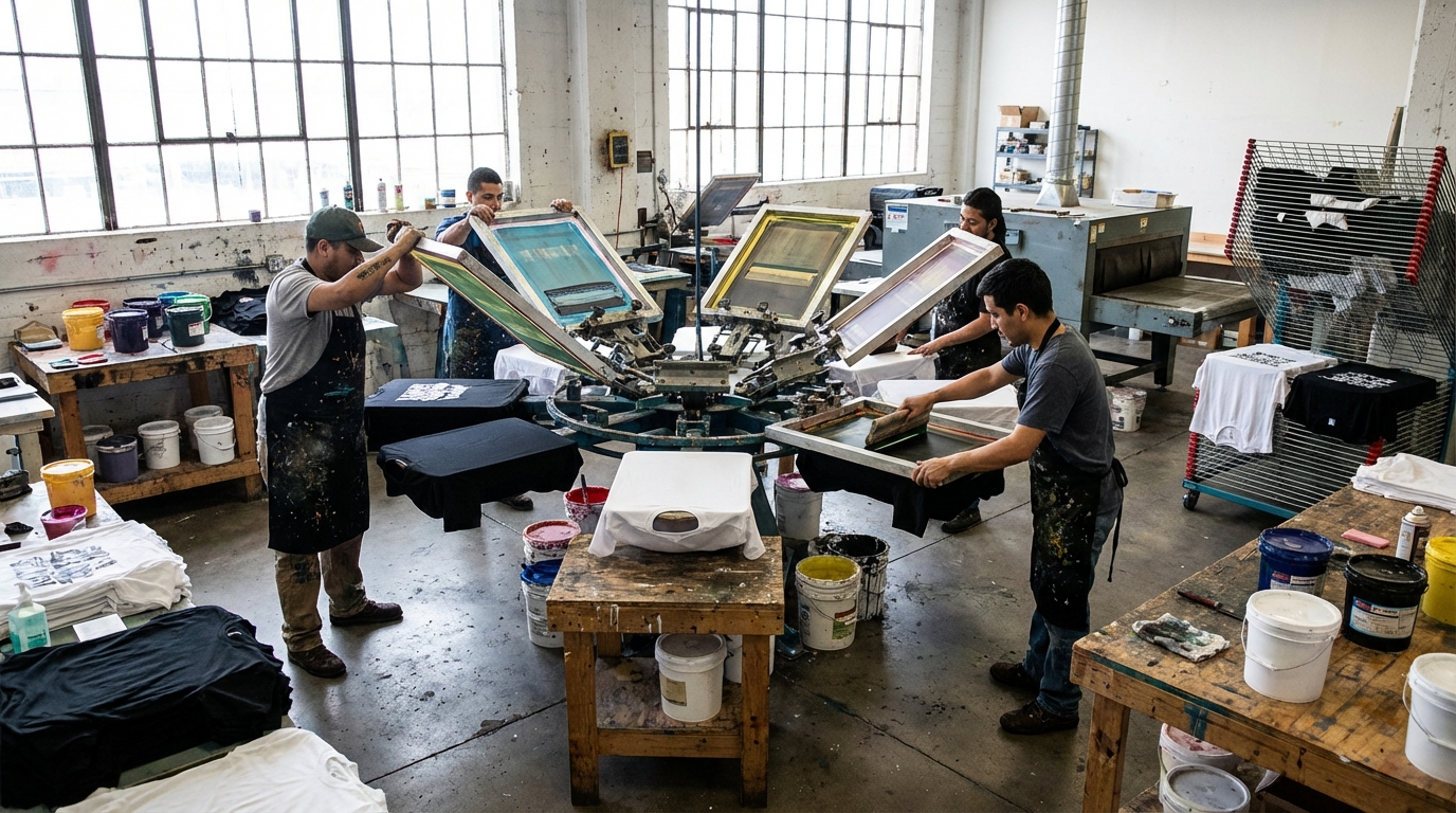 Taller de serigrafía profesional