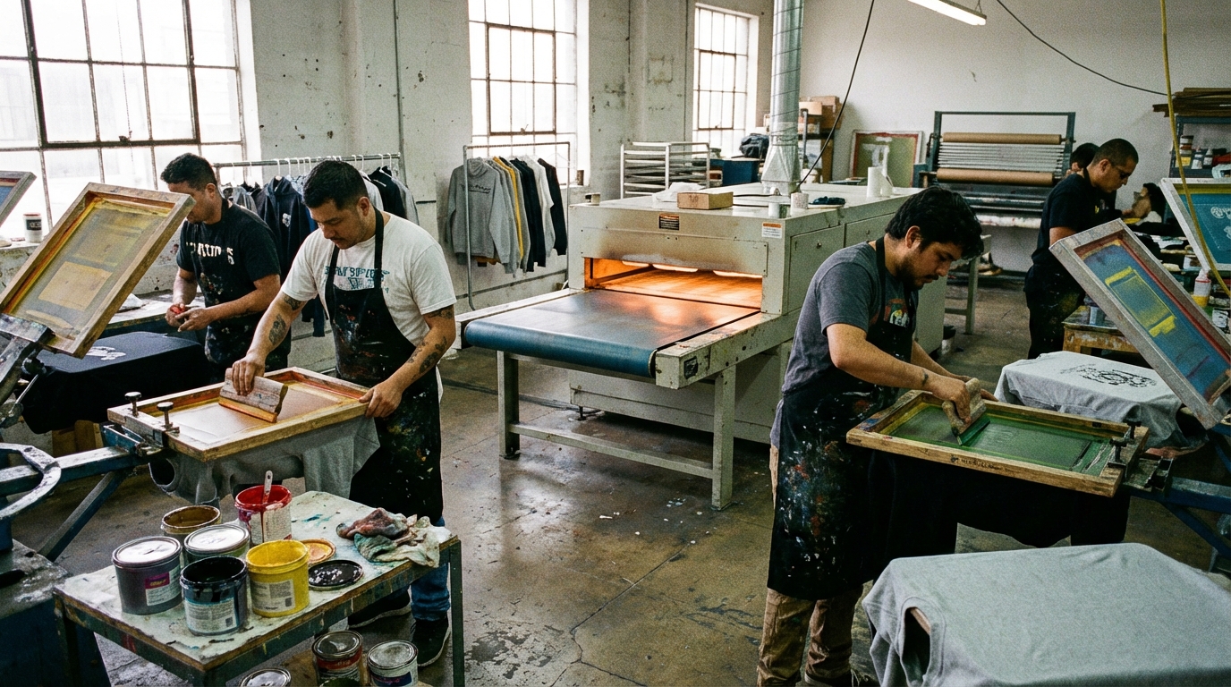 Taller de serigrafía profesional