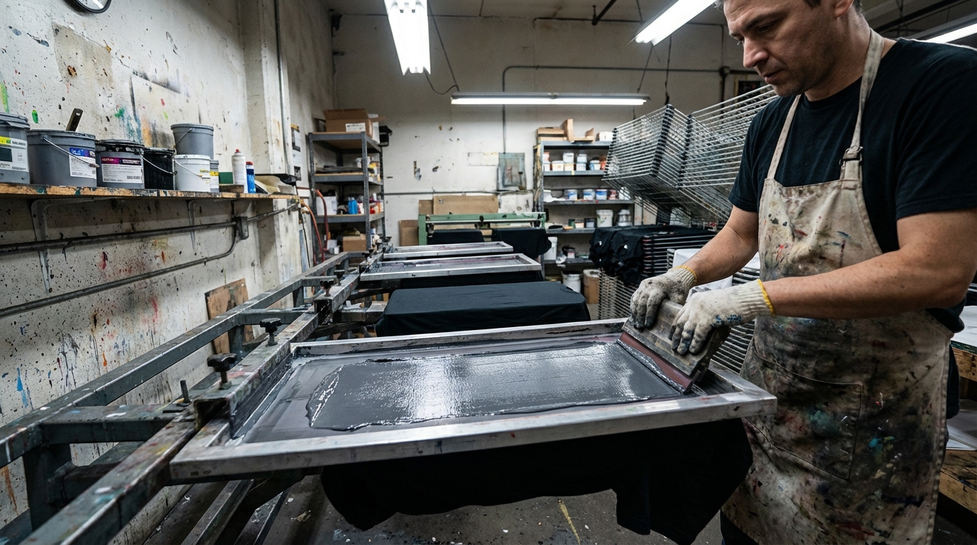 Taller industrial de serigrafía