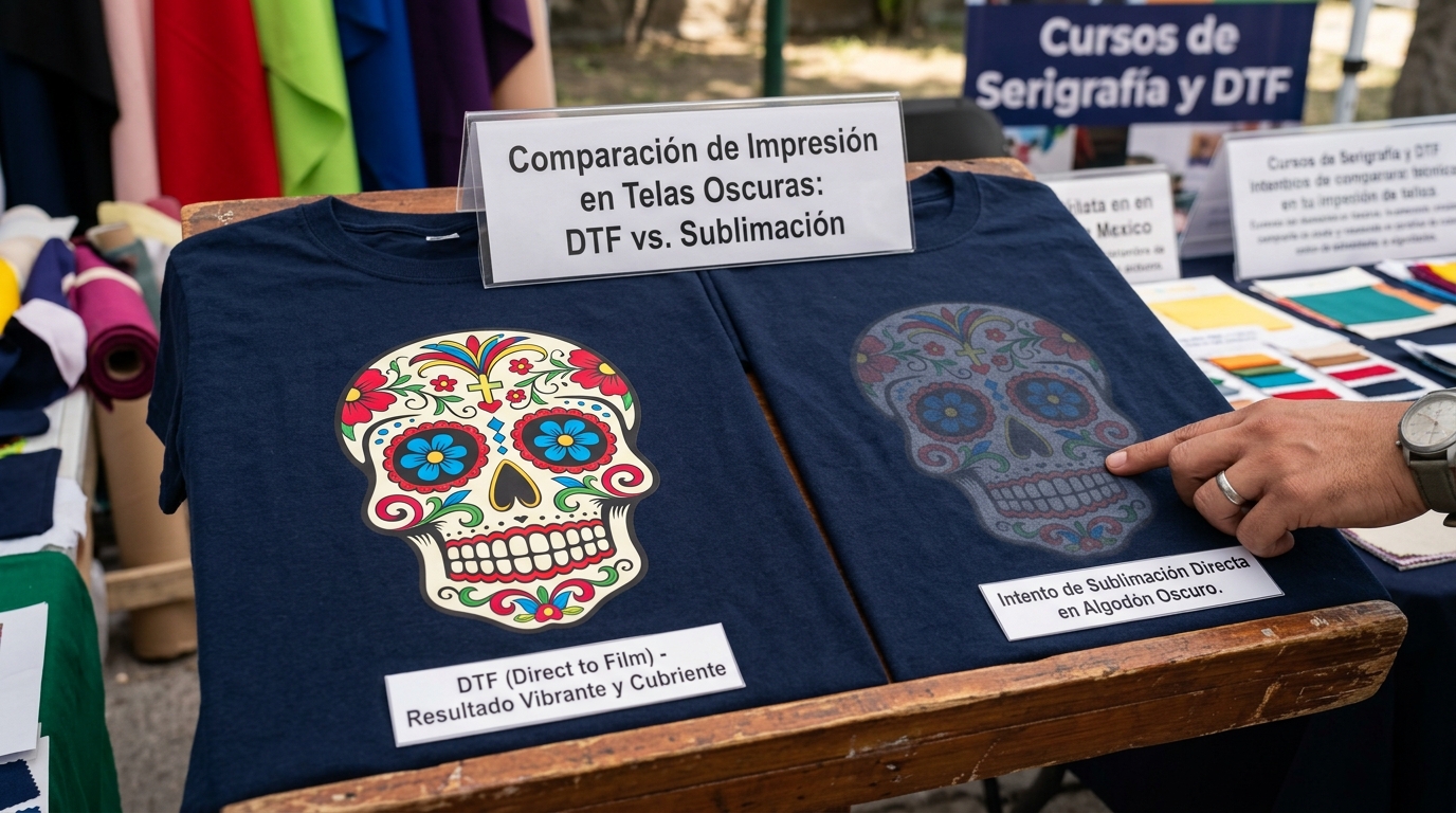 Dtf Vs Serigrafia Impresion Textil — proceso técnico de impresión — Imagen y Color GR