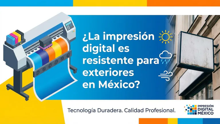 Resistencia impresión digital para exteriores