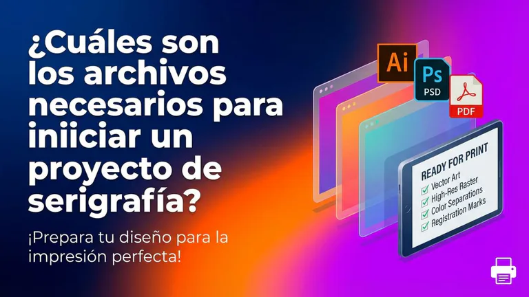 Archivos para proyecto serigrafía