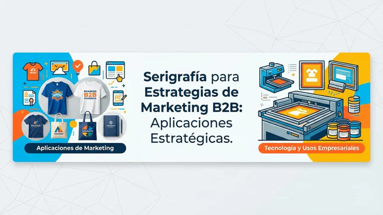 Serigrafía para marketing B2B