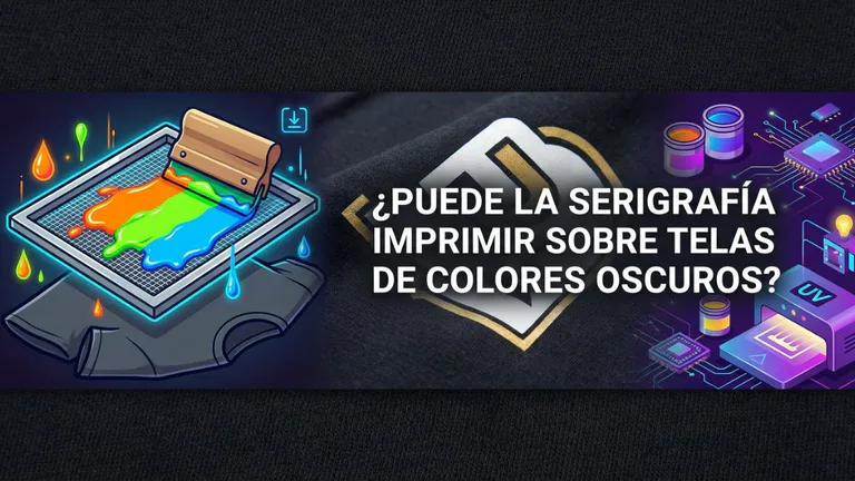 Serigrafía telas oscuras