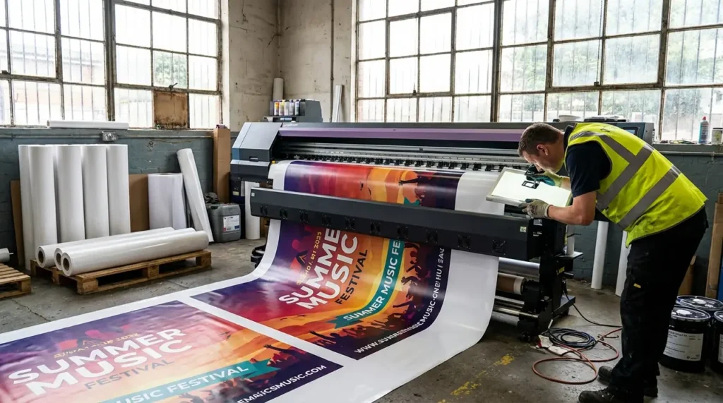 Banners publicitarios para exteriores