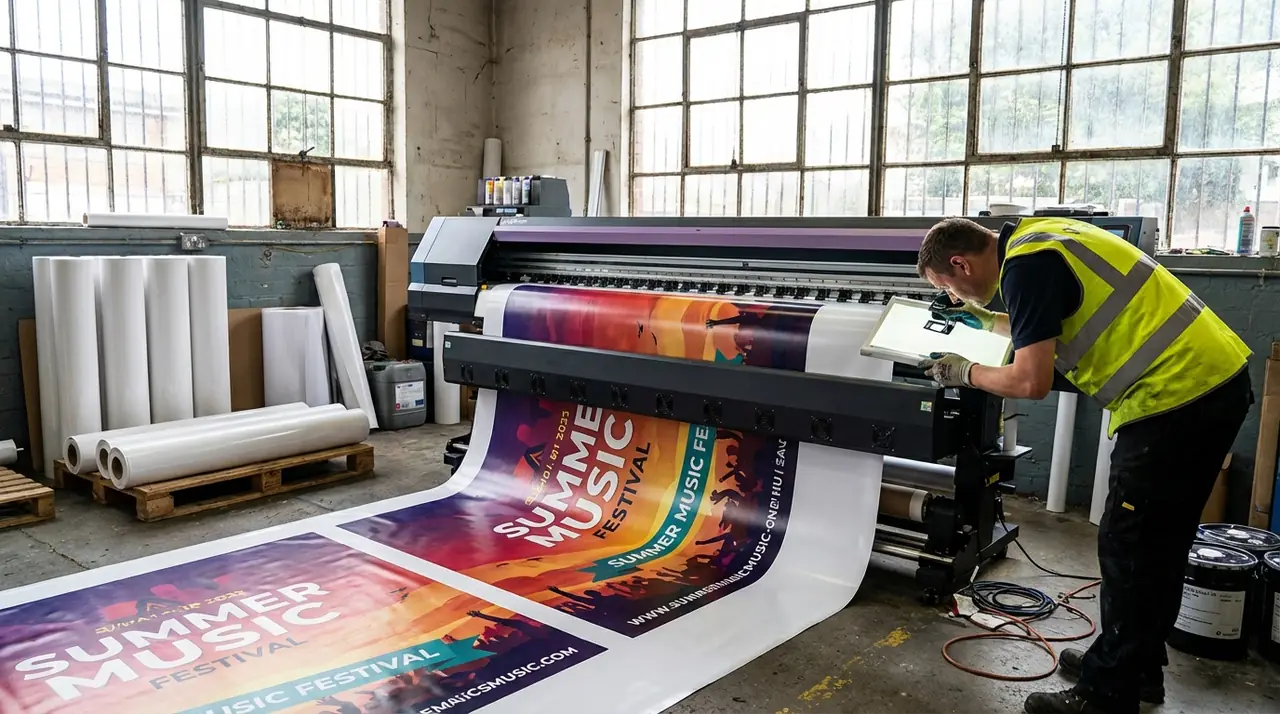 Banners publicitarios para exteriores