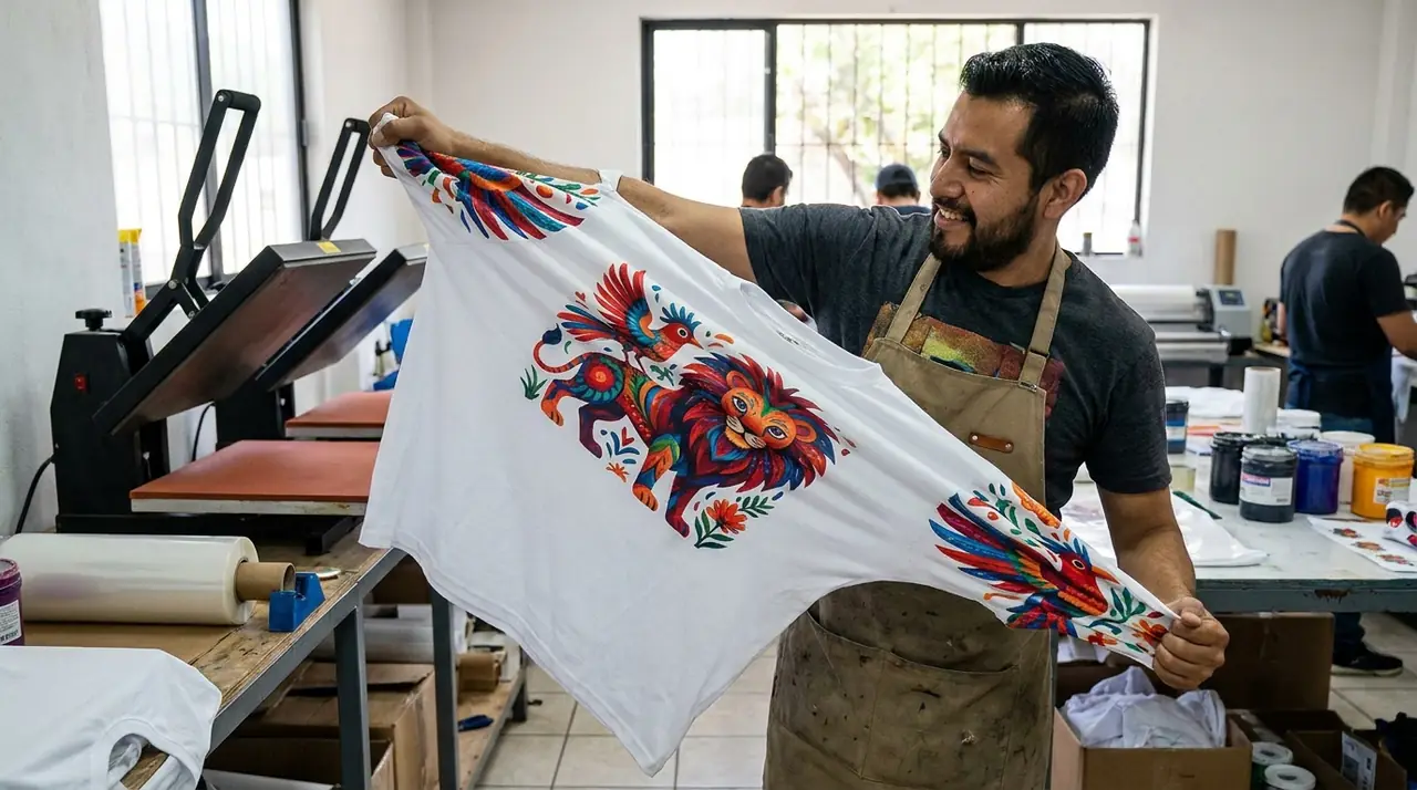 Diferencia Dtf Sublimacion Textil — equipo y maquinaria de impresión comercial — Imagen y Color GR