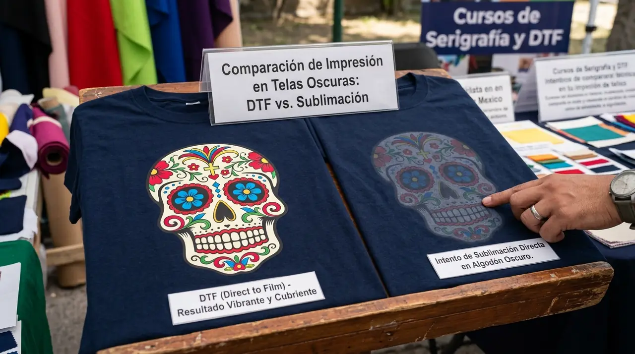 Dtf Vs Serigrafia Impresion Textil — proceso técnico de impresión — Imagen y Color GR
