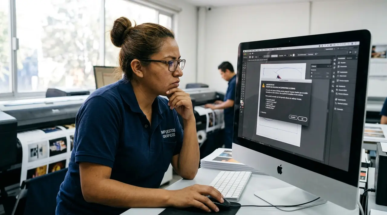Errores Comunes Mandar Imprimir — Imagen y Color GR