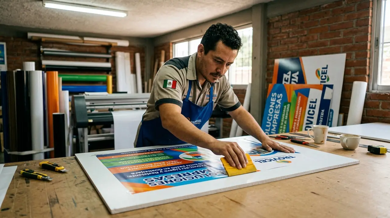 Guia Completa Servicios Impresion Metodos — detalle de material y acabado de impresión — Imagen y Color GR