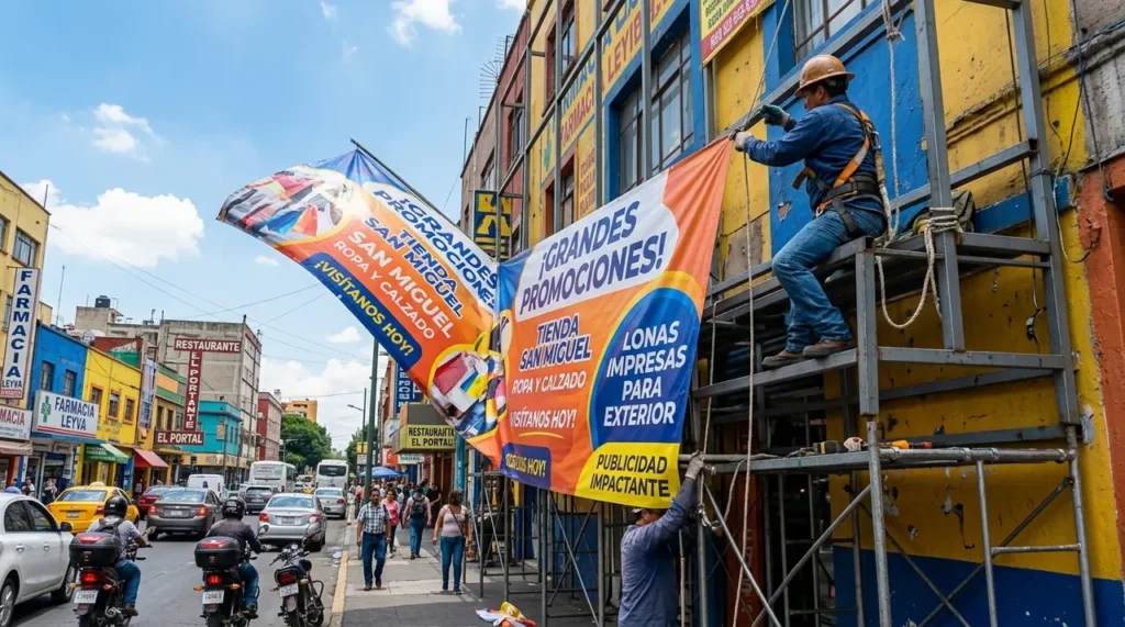 Impresión en Lona para Publicidad Exterior México