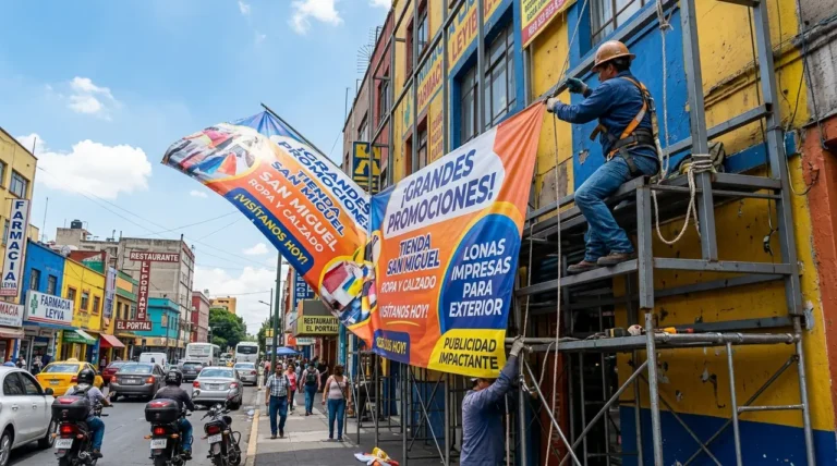 Impresión en Lona para Publicidad Exterior México