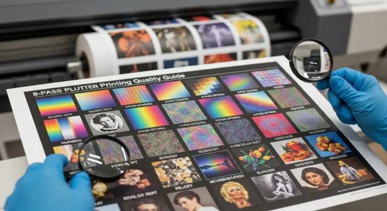 Impresión a 8 Pasadas Plotter: Guía de Calidad