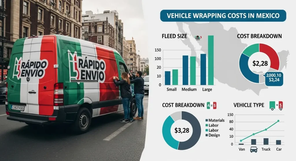 Rotulación Vehicular Flotilla Empresarial México | Costos