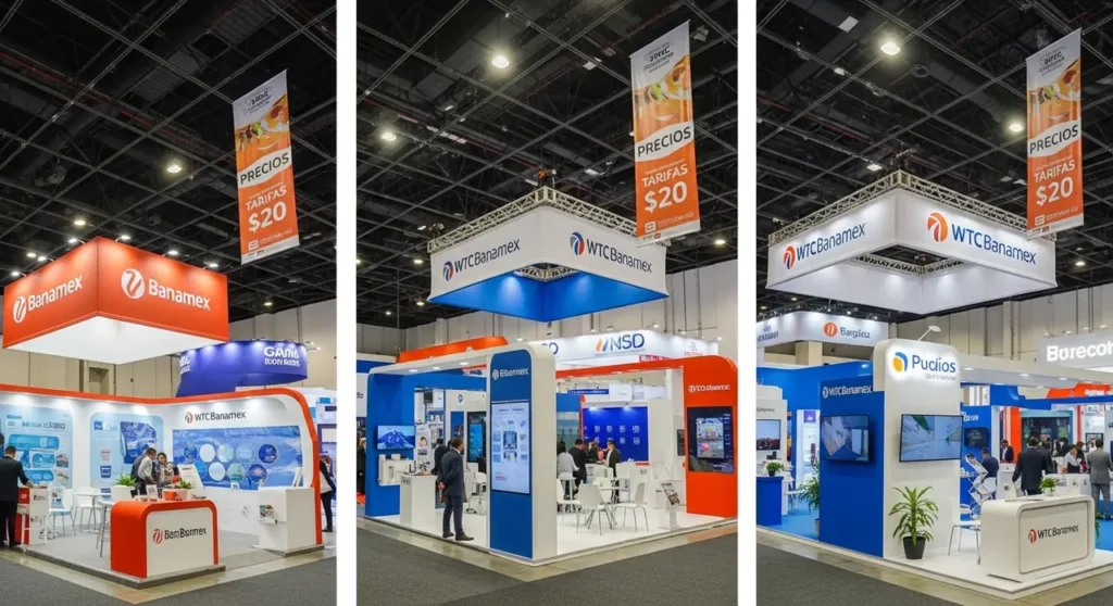 Stands para Exposiciones WTC Banamex CDMX | Precios