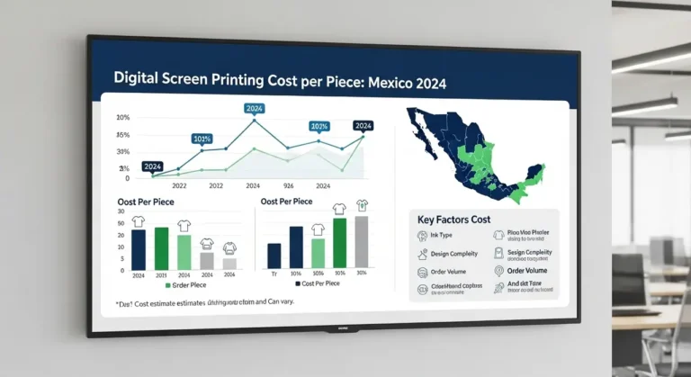 Costo Serigrafía Digital por Pieza México 2024