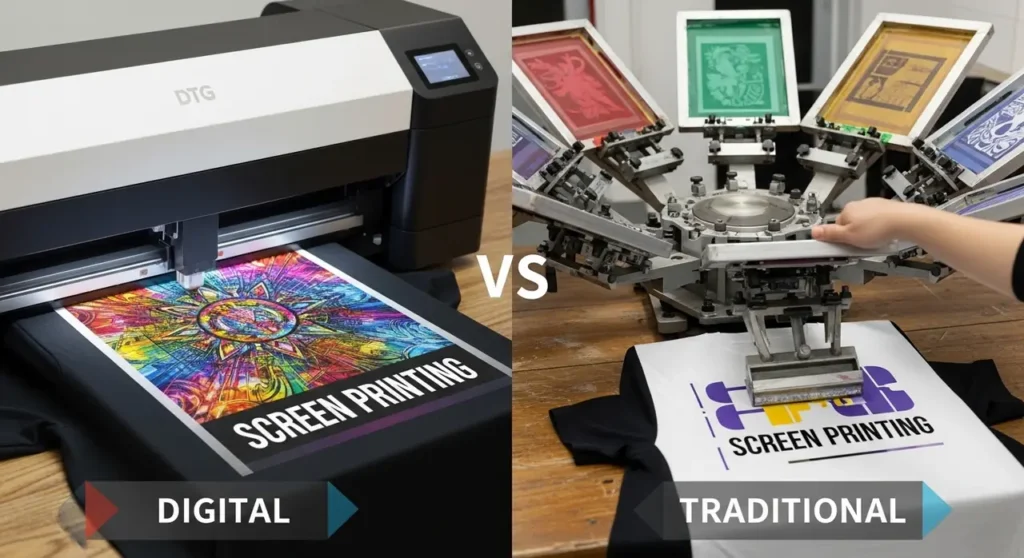 Serigrafía Digital vs Tradicional: Diferencias Clave