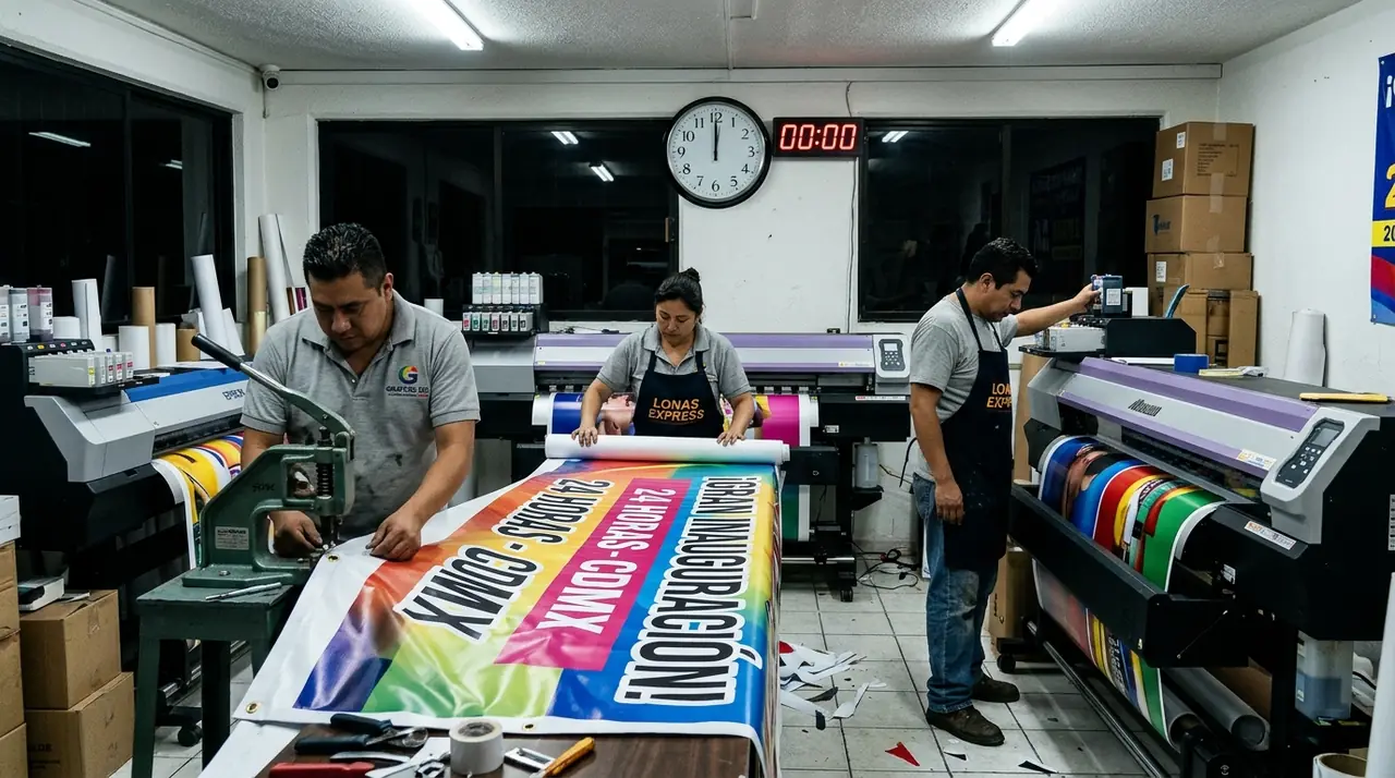 Impresion Urgente Mexico Servicio Express — proceso técnico de impresión — Imagen y Color GR